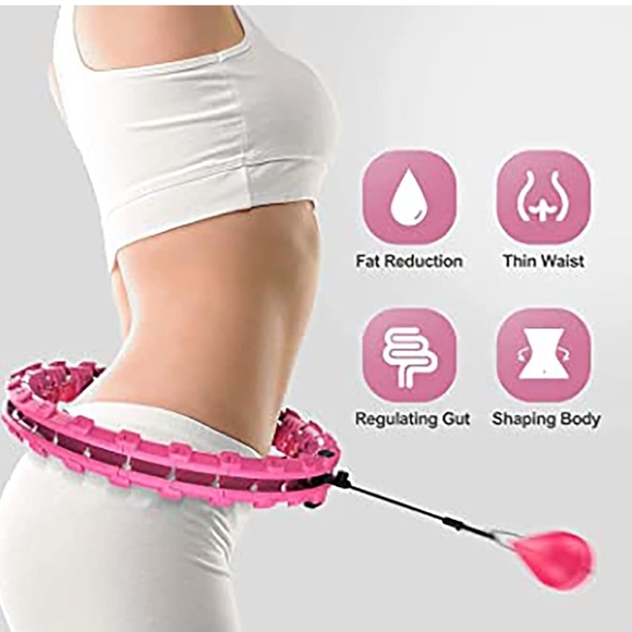 Weighted Smart Hula Hoop 2 in 1 for Abdomen Fitness and Weight Loss - Picture 8 of 10